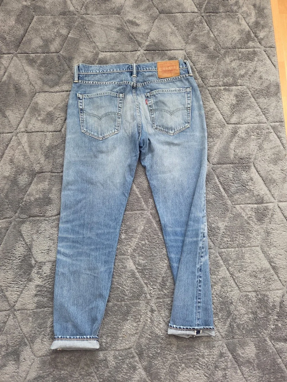 Levi's Selvedge Patchwork Rare Sample Jeans 32x32 512 Slim Tapered Fit Grunge